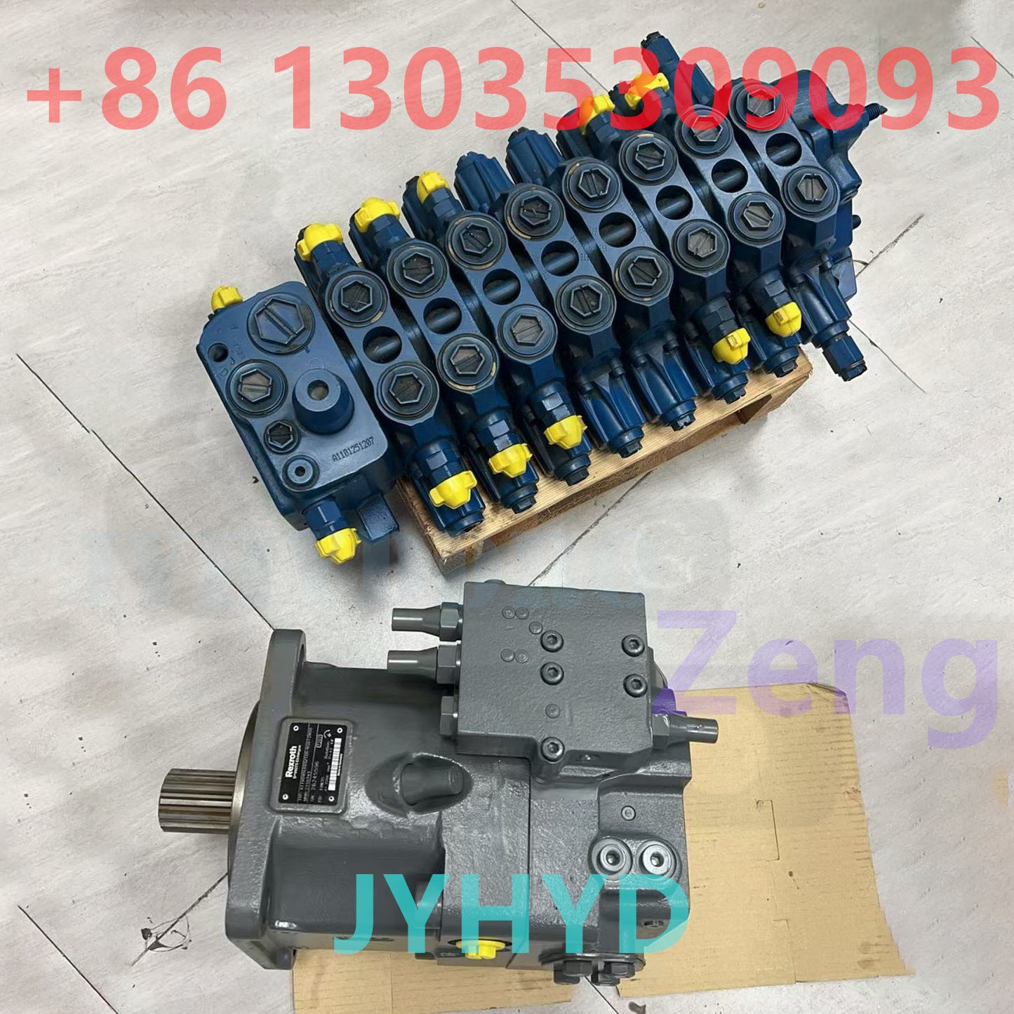 REXROTH A10VO75 HYDRAULIC PUMP SX14 CONTROL VALVE ASSY