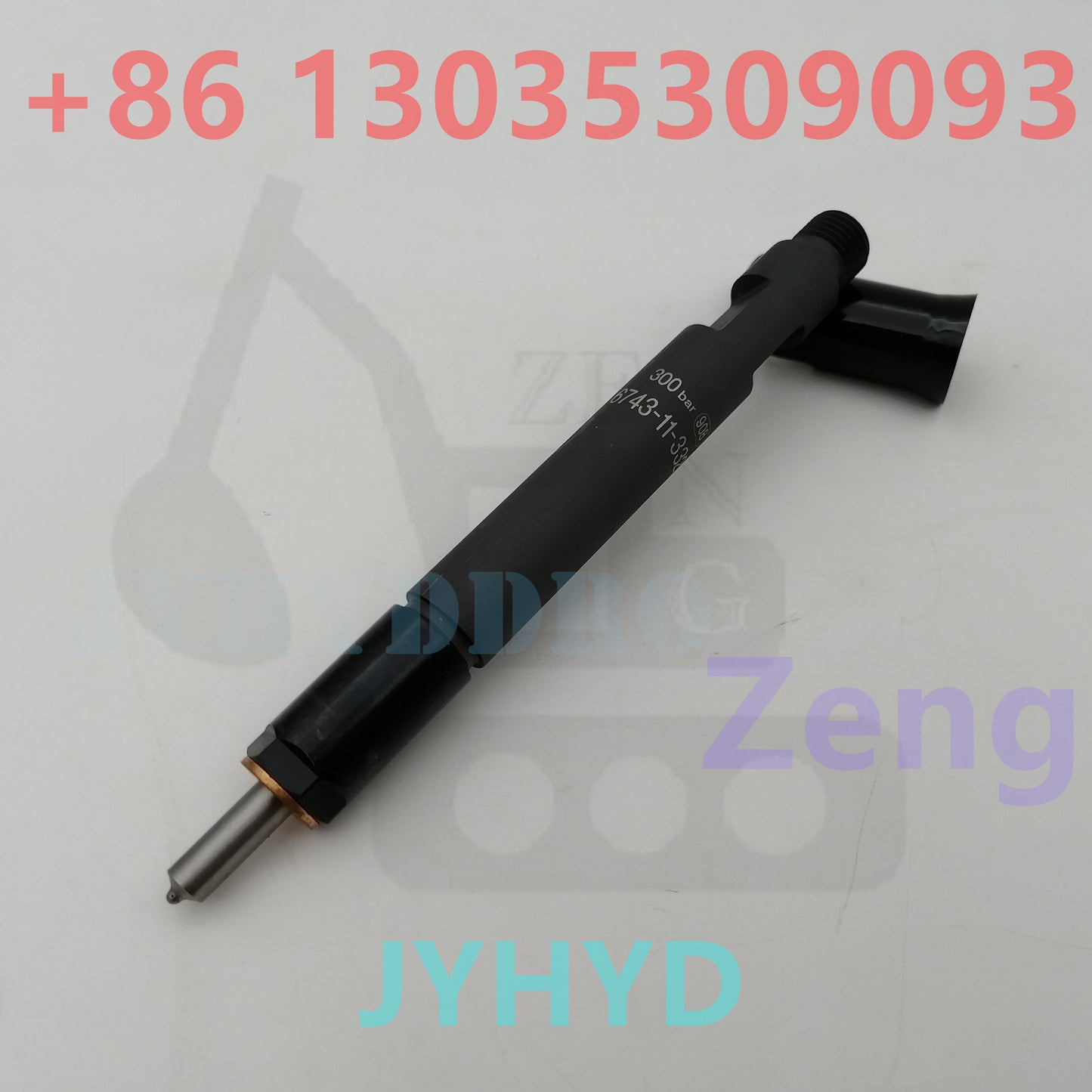 KOMATSU 6D114-2 ENGINE 6743-11-3320 INJECTOR
