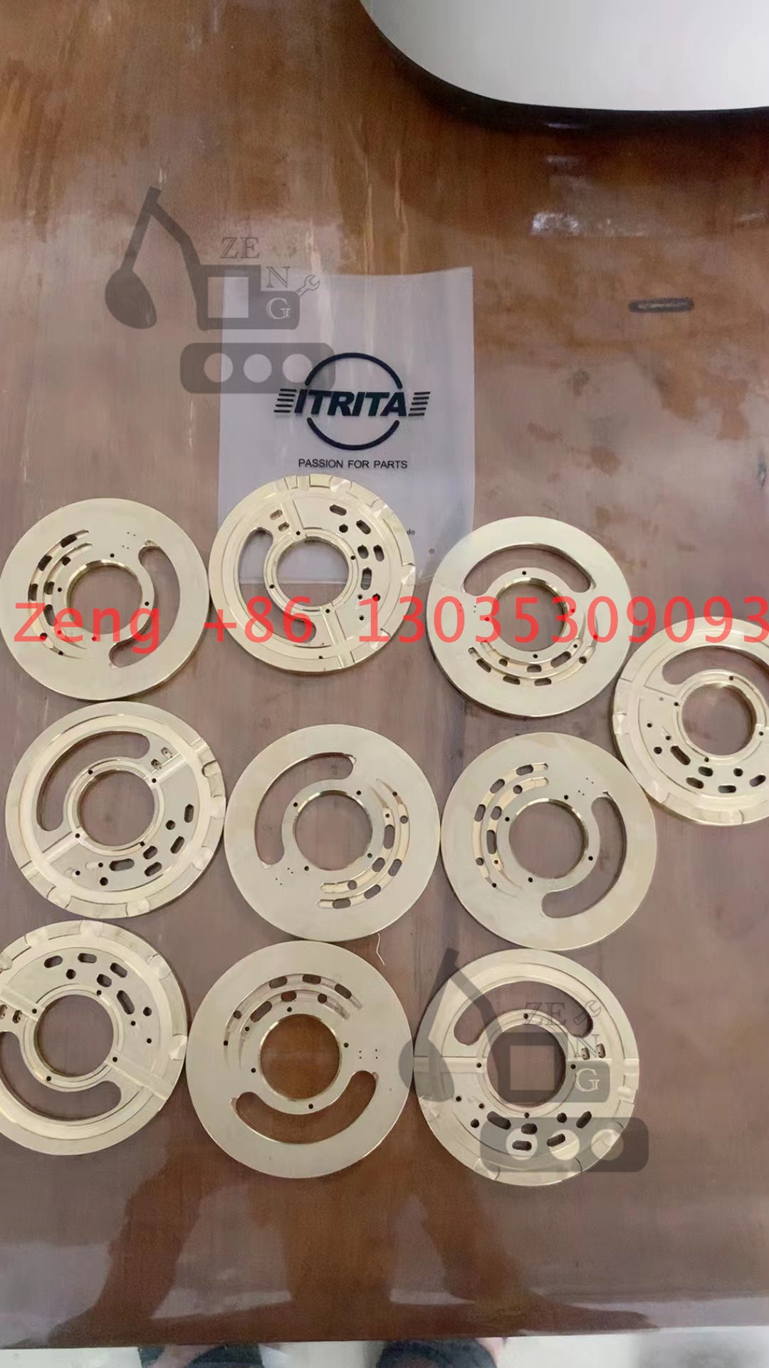 KOMATSU LPD25-PI LPD28 hydraulic pump valve plate timing plate balance plate control plate port plate