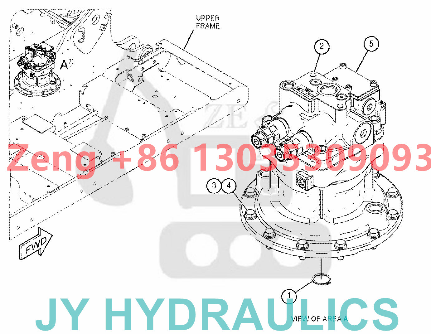 Caterpillar CAT320 CAT320GC CAT323 excavator 488-3075 489-3486 489-3487 515-6105 swing motor rotary group and spare parts
