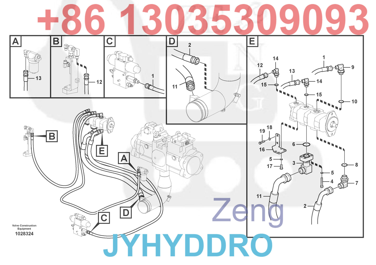 VOE14515182 GEAR PUMP