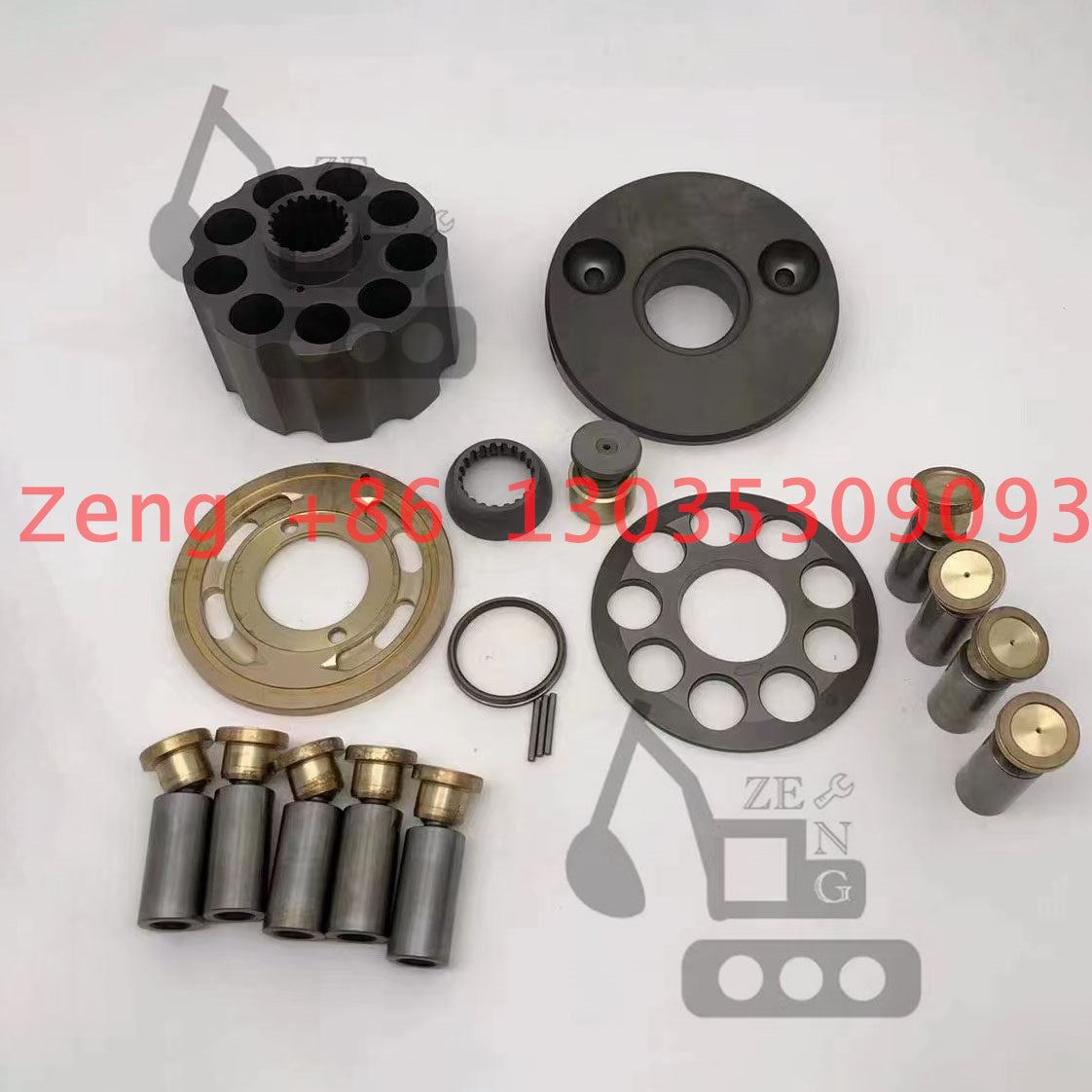NABTESCO GM35VL travel motor set plate retainer plate retainer shoe