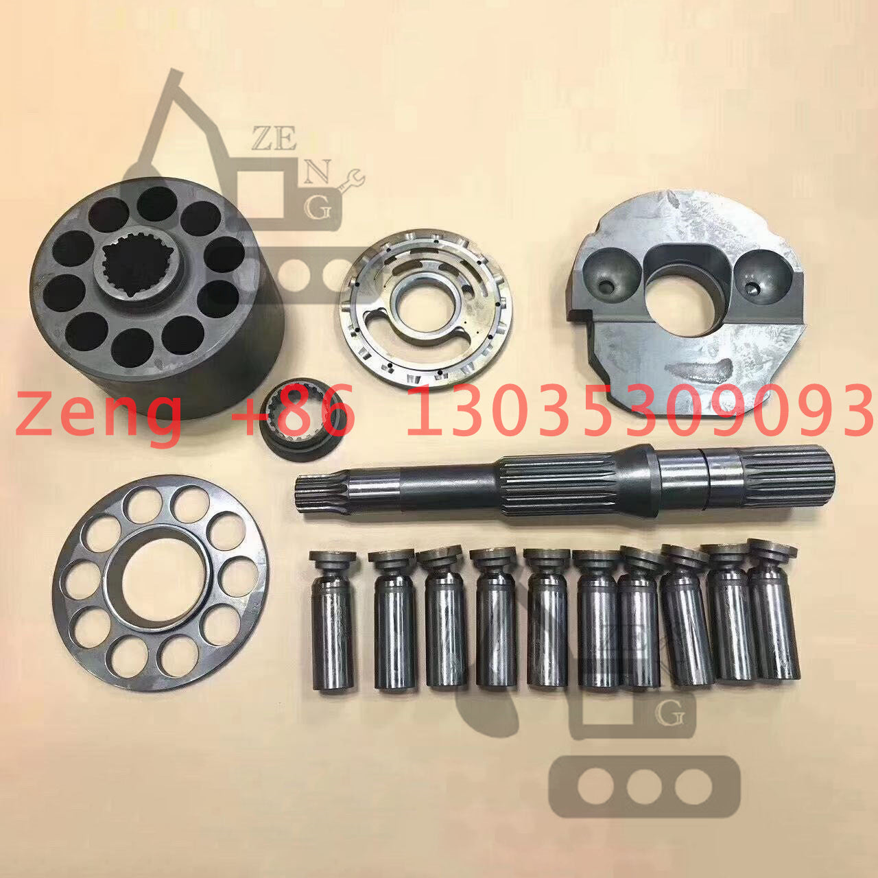 Komatsu HPD45 LPD45 hydraulic pump rotory group and spare parts for PC60-8 PC70-8 PC75UU PC78US-6 excavator