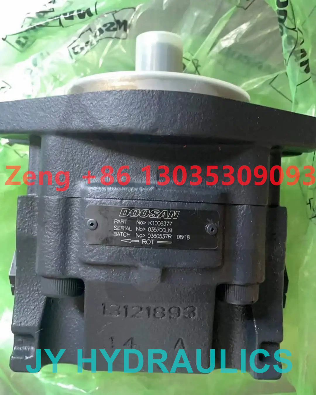 DOOSAN K1006377 original gear pump for DX420LC DX480LC DX520LC EXCAVATOR