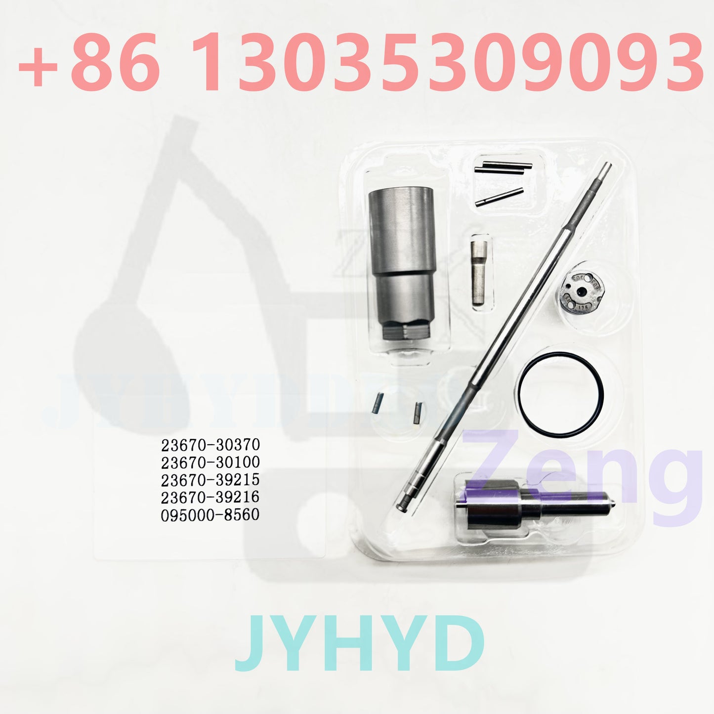 23670-30370 23670-30100 23670-39215 23670-39216 095000-8560 INJECTOR