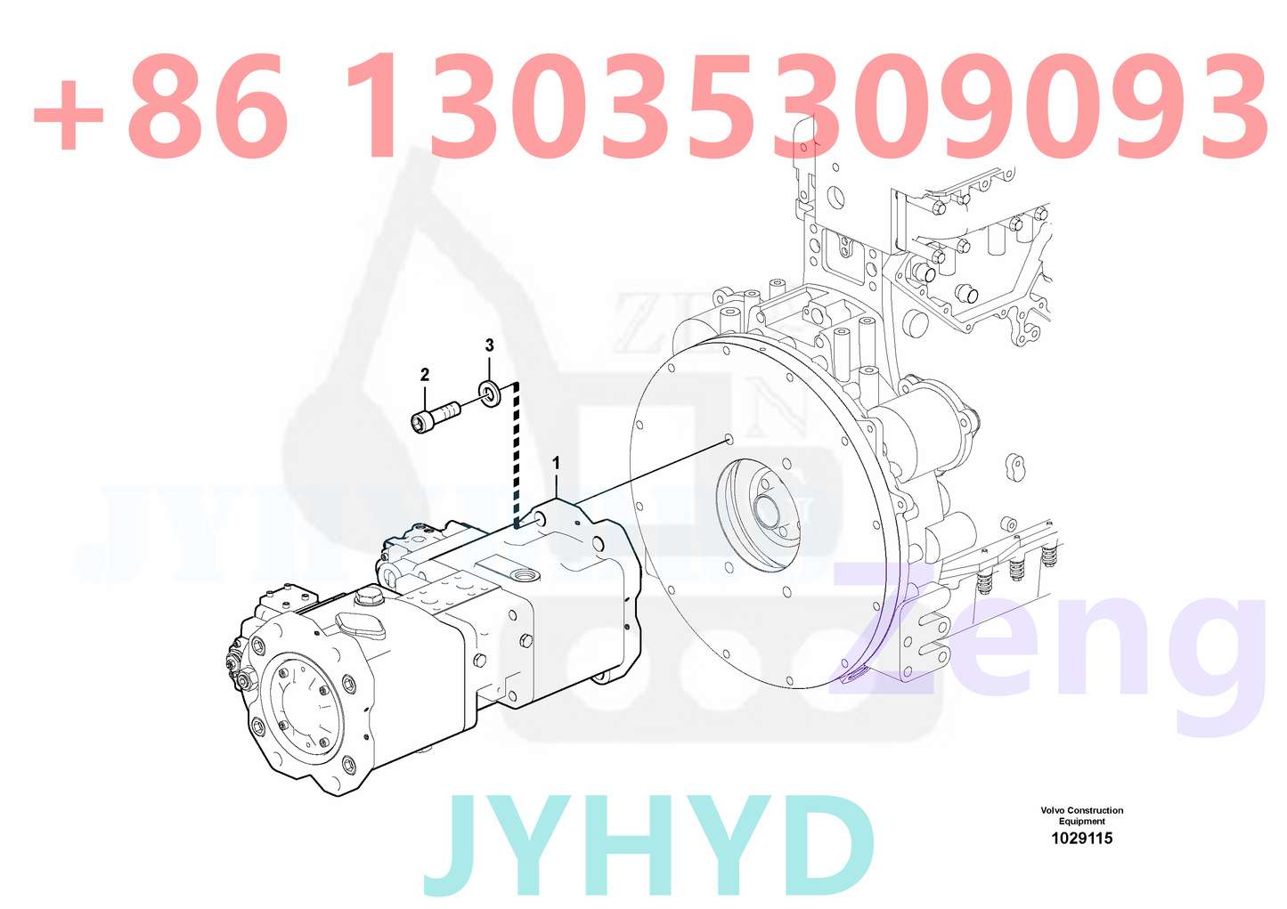 VOLVO VOE14549798 VOE14566480 VOE14566659 VOE14616188 HYDRAULIC PUMP PARTS