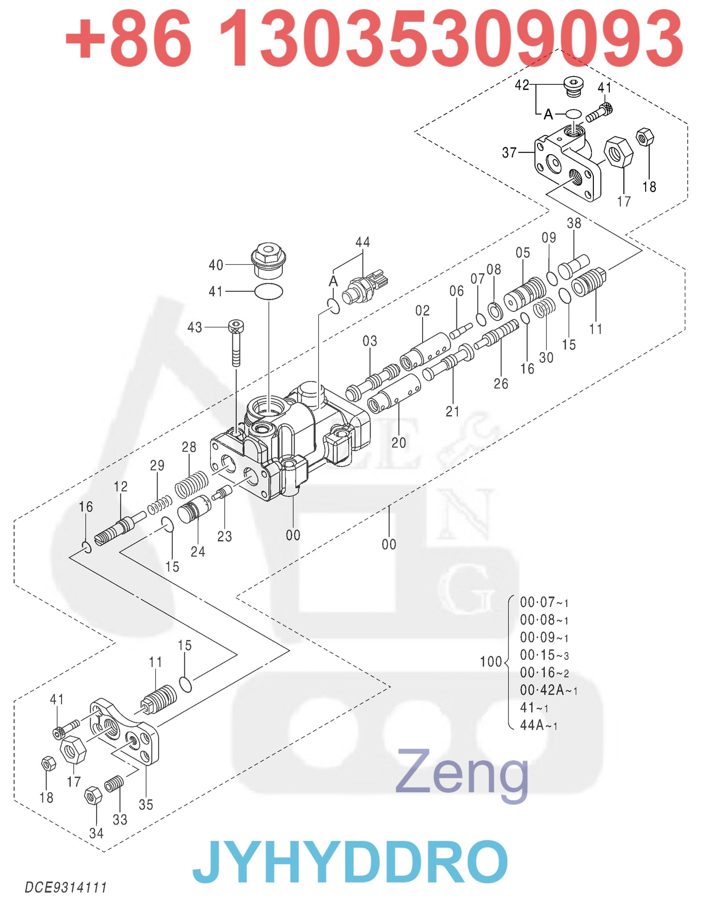 HITACHI ZX350LC-5B ZX350LCN-5B EXCAVATOR 9305188 9305189 9300615 YB60000171 YB6000088 HYDRAULIC PUMP ROTARY GROUP AND SPARE PARTS