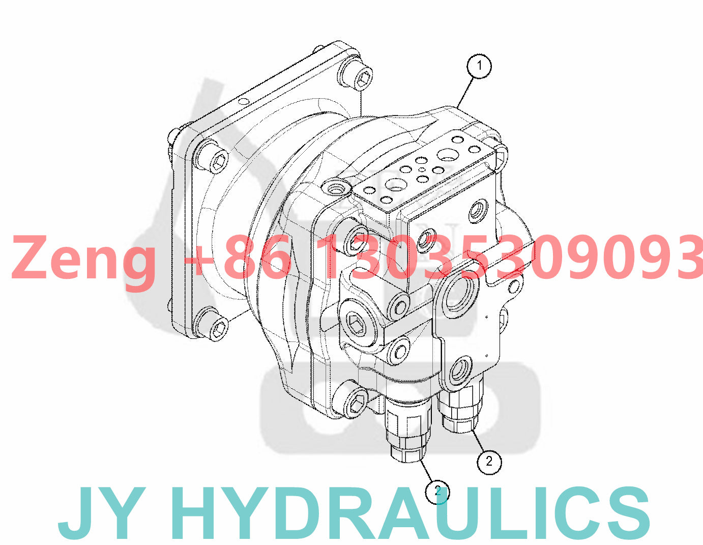 Caterpillar CAT345GC excavator 566-7882 516-0467 557-5907 521-5677  506-3776 swing motor rotary group