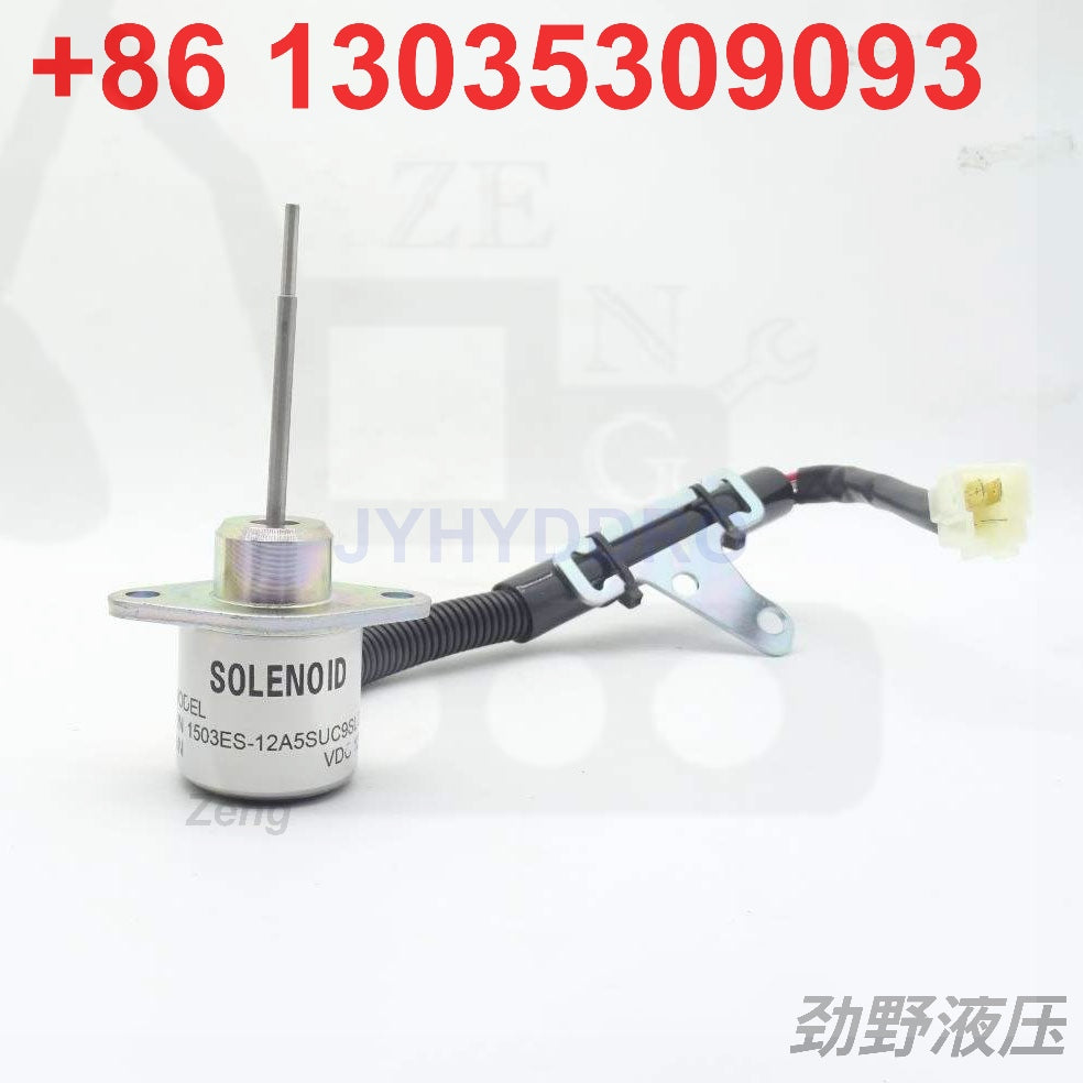 G820-60012 1G820-60020 1G820-60022 1503ES-12A5SUC9SLC24 SA-5156-12 Stop Solenoid Valve Kubota D722 BX2370 KX018 U17