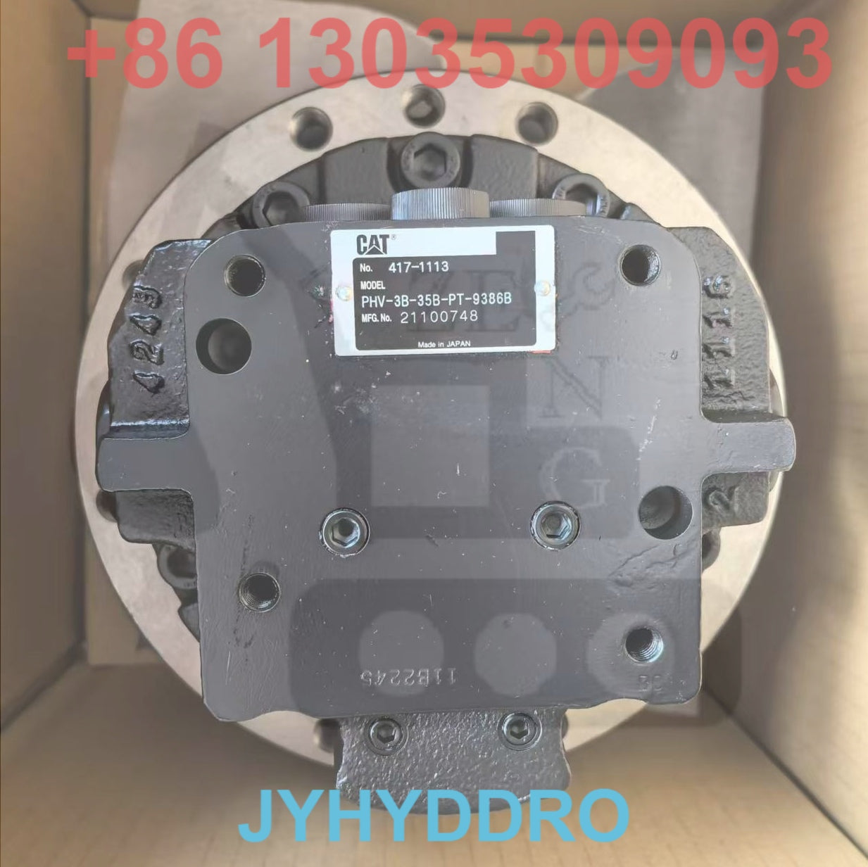 417-1113 CAT303 PHV-3B-35B-PT-9386B TRAVEL MOTOR ASSY