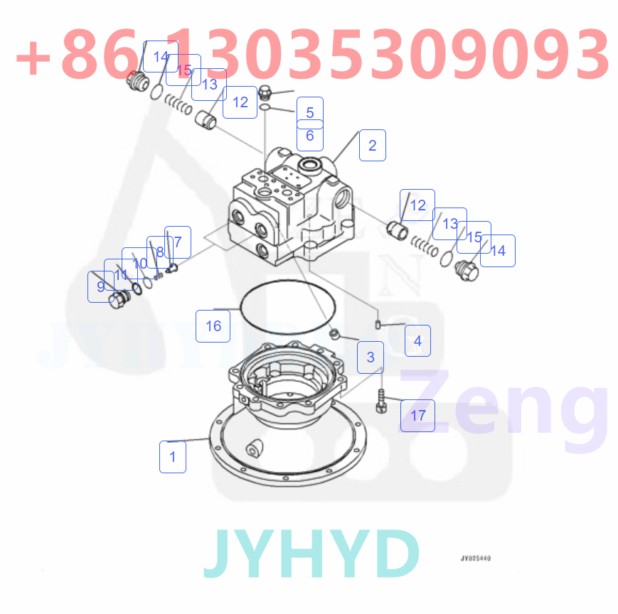 KOMATSU 706-7K-01150 706-7K-03150 SWING MOTOR ROTARY GROUP