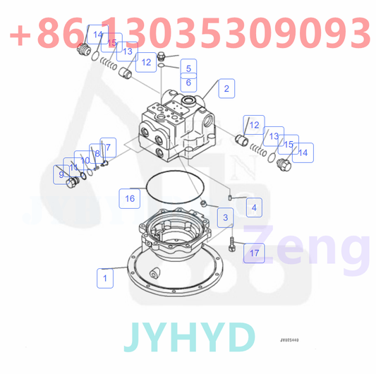 KOMATSU 706-7K-01150 706-7K-03150 SWING MOTOR PARTS