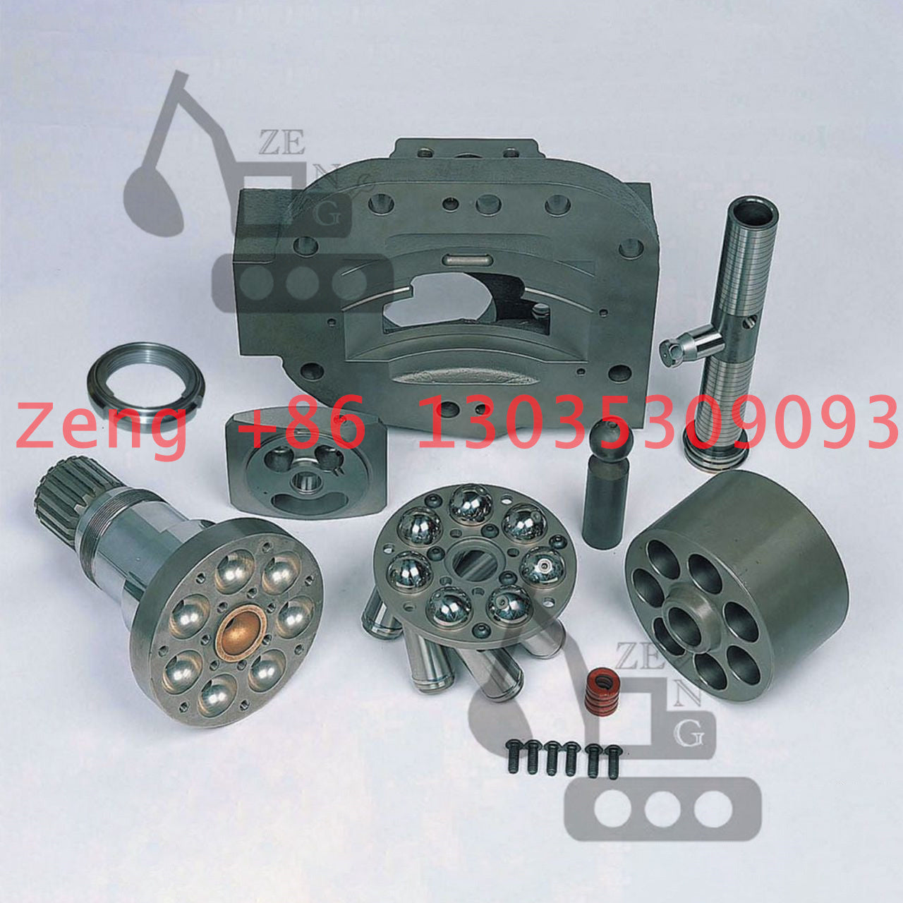 Hitachi HPV116 hydraulic pump socket bolt of valve plate