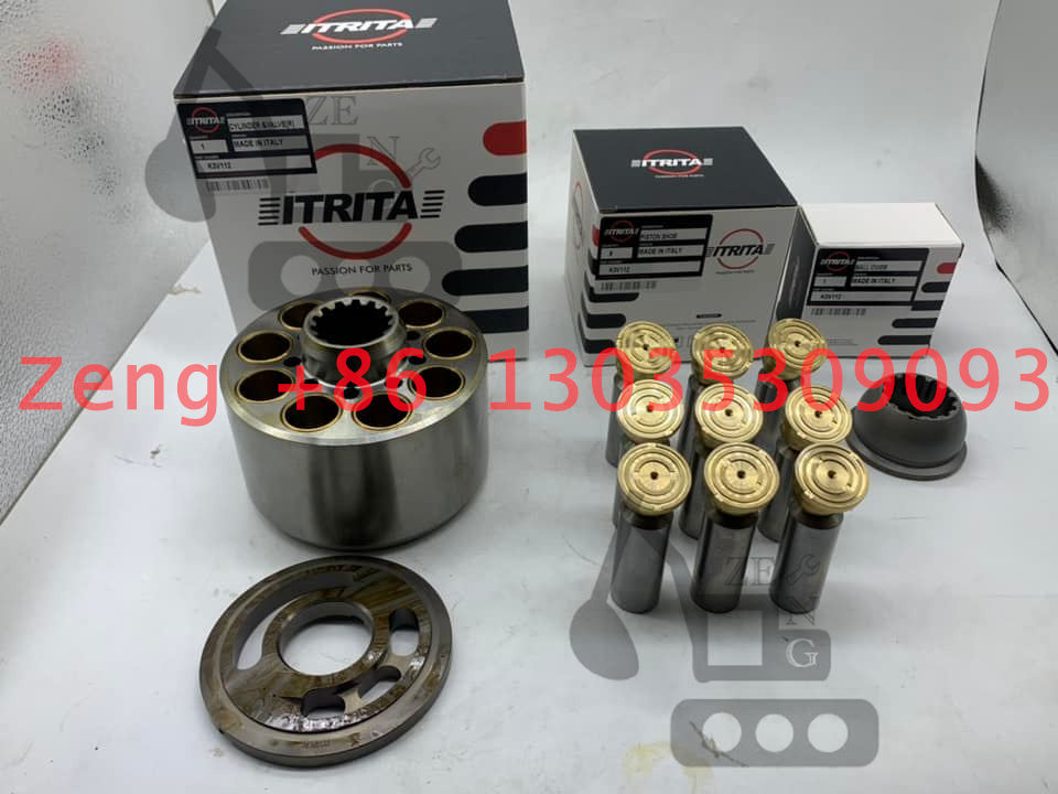 Kawasaki K3V112 hydraulic pump rotory group and spare parts for Kobelco SK200 SK200-6E SK200-8 SK210-8 SK230-6 SK250-6E excavator