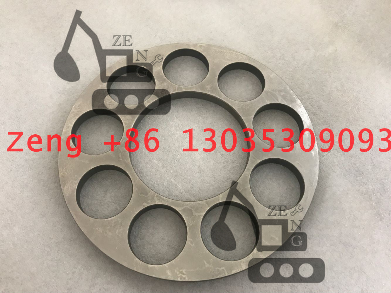 CAT14G hydraulic pump set plate retainer plate