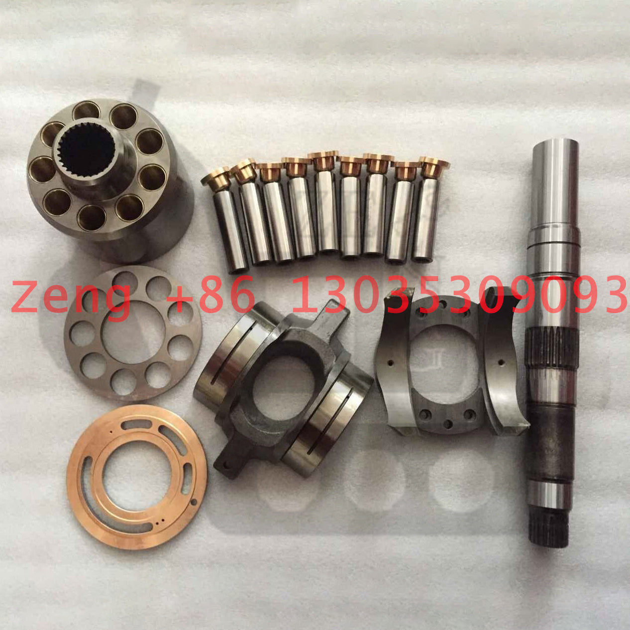 Parker PV092 hydraulic pump support