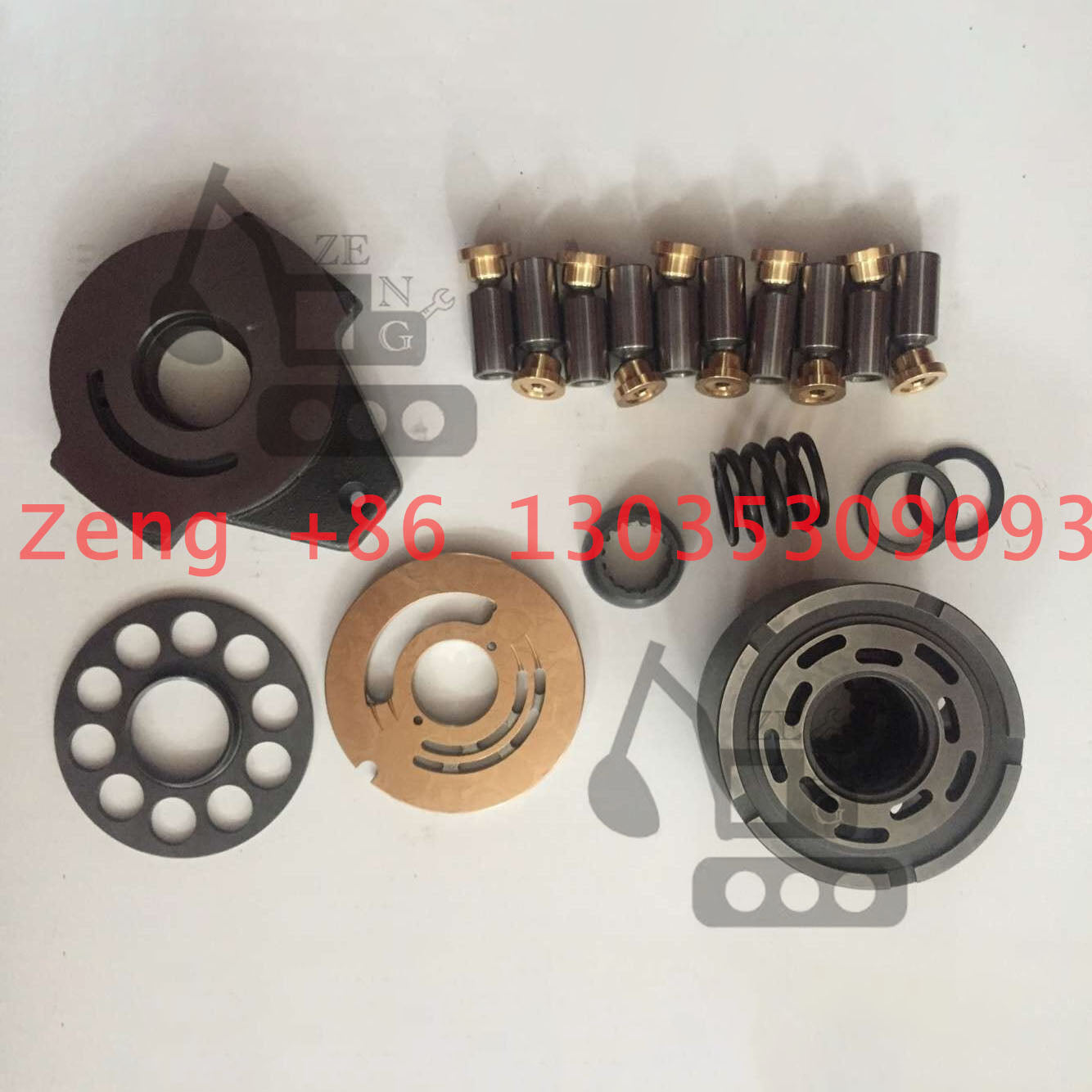 Nachi PVD-00B-16P hydraulic pump rotary group and spare parts for Yanmar VIO17 excavator