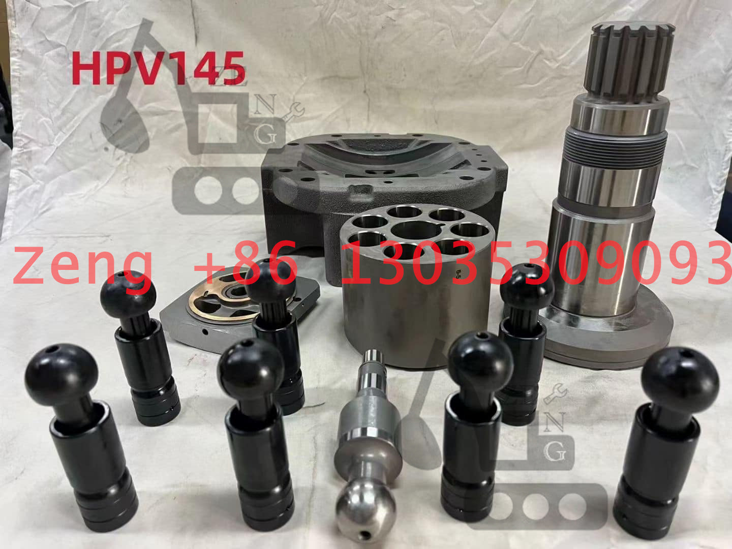 Hitachi HPV145 hydraulic pump parts