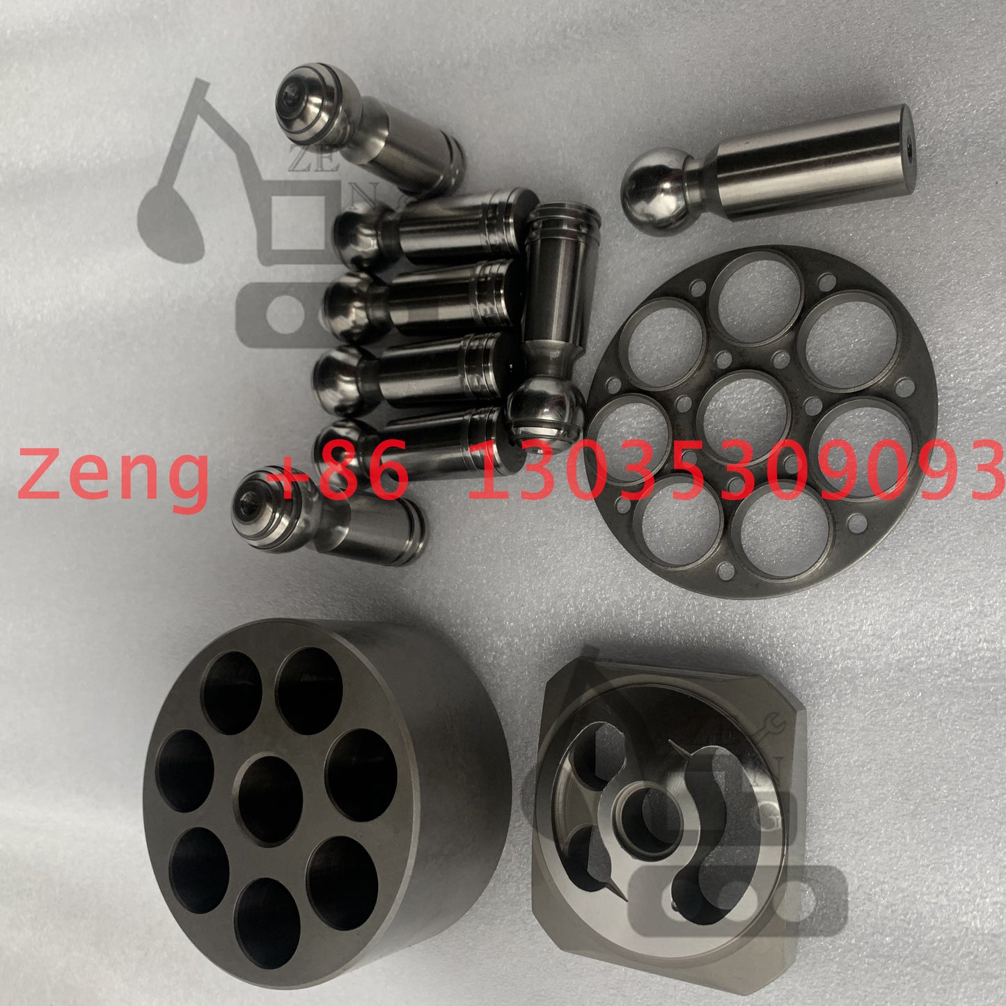 EX100-1 A8V55 hydraulic pump valve plate