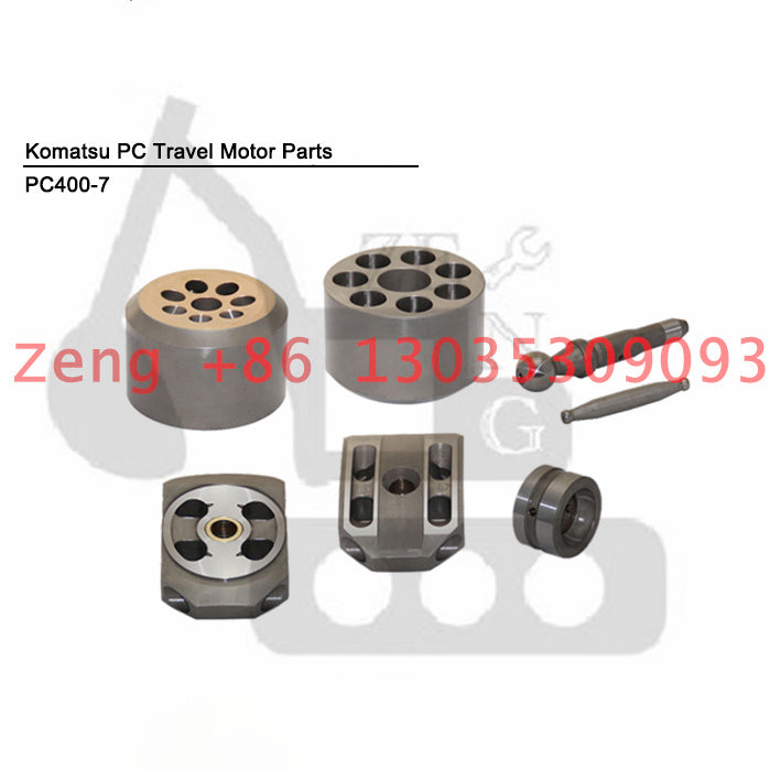Komatsu PC400-7 travel motor valve plate timing plate balance plate control plate control lens port plate