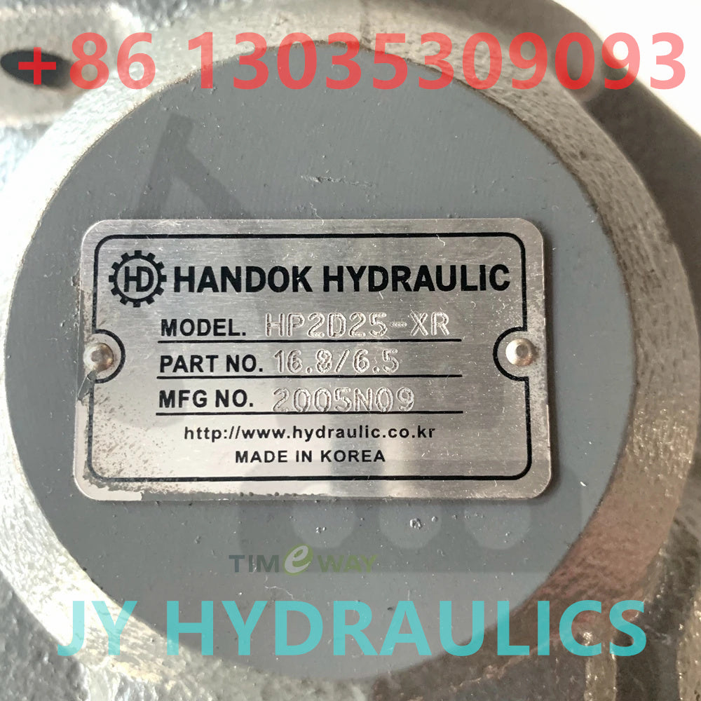 HANDOK AP2D25 HP2D25-XR HYDRAULIC PUMP Without Solenoid Valve for HYUNDAI R55 R60-7 EXCAVATOR