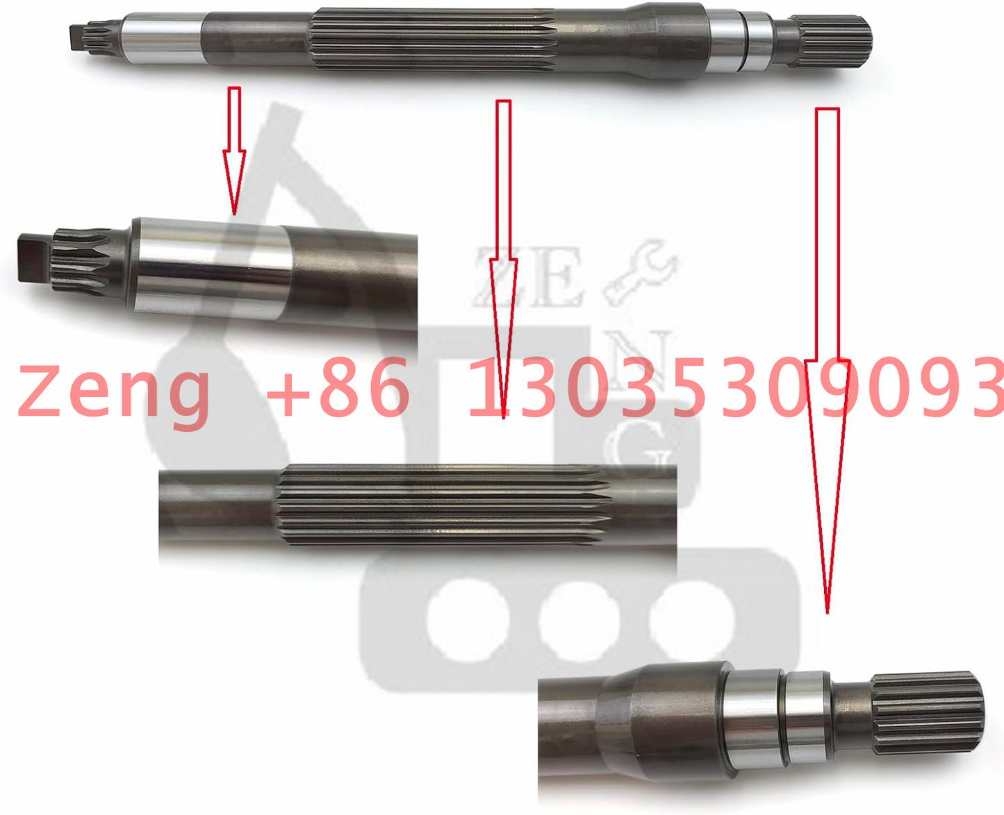 A10VD43 hydraulic pump drive shaft