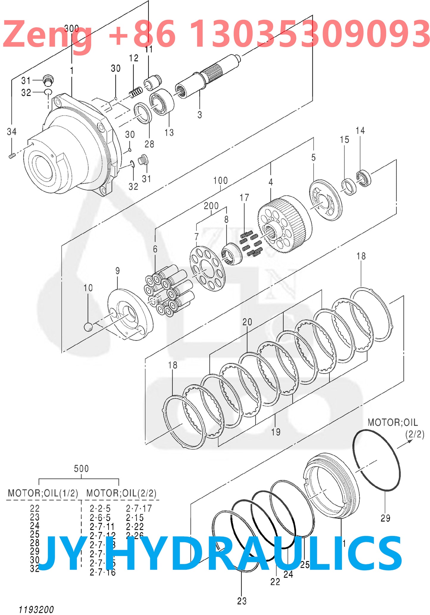 HITACHI ZX670LC-5B ZX670LC-5G ZX670LCH-5B ZX670LCH-5G ZX670LCR-5G ZX870-5G ZX870H-5G ZX870LC-5B ZX870LC-5G ZX870LCH-5G ZX870LCR-5G  EX1200-6 EXCAVATOR 4688059 TRAVEL MOTOR PARTS
