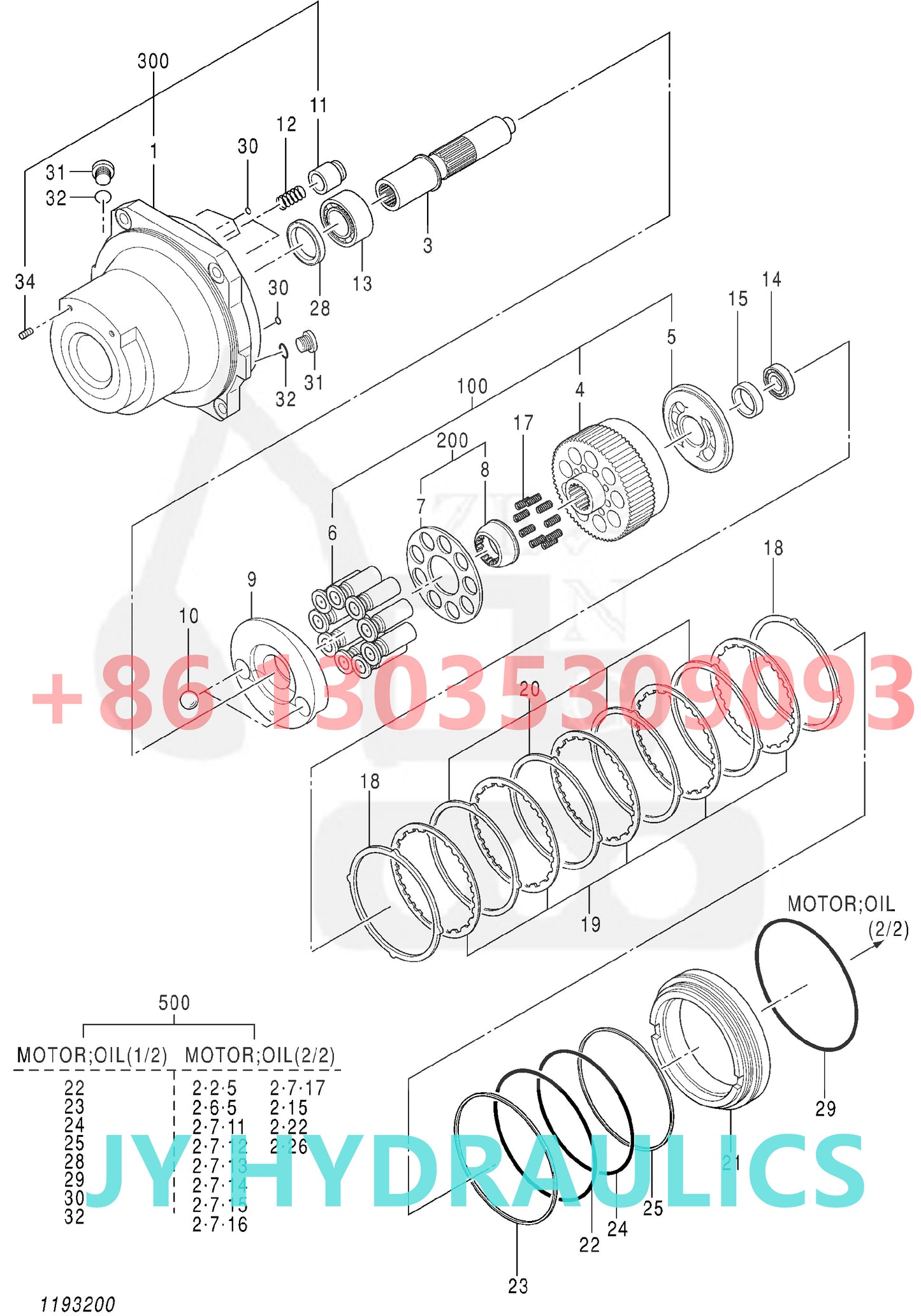 HITACHI ZX670LC-5B ZX670LC-5G ZX670LCH-5B ZX670LCH-5G ZX670LCR-5G ZX870-5G ZX870H-5G ZX870LC-5B ZX870LC-5G ZX870LCH-5G ZX870LCR-5G  EX1200-6 EXCAVATOR 4688059 YA60000958 TRAVEL MOTOR PARTS