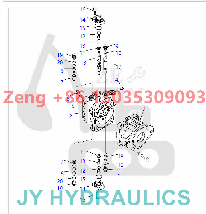 KOMATSU D155AX-6 D155AX-6A D155AX-7 bulldozers 706-7H-01101 hydraulic motor rotary group