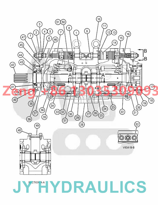 Caterpillar CAT336 CAT340 CAT345 CAt345GC hydraulic pump parts