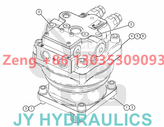 Caterpillar CAT336 CAT340 swing motor parts