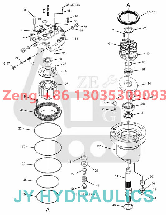 Caterpillar CAT325C CAT328DLCR CAT330C CAT330CL CAT330D CAT330DL CAT335FL CAT335FLCR CAT336D CAT336D2 CAT336D2L CAT336DL CAT336ELN CAT336F CAT336FL CAT340DL CAT340D2 CAT340F travel motor parts