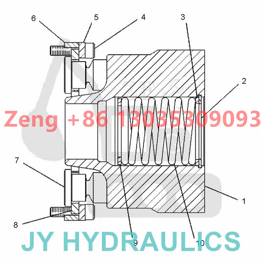 CATERPILLAR CAT12G CAT140G MOTOR GRADER 124-3027 HYDRAULIC PISTON PUMP PARTS
