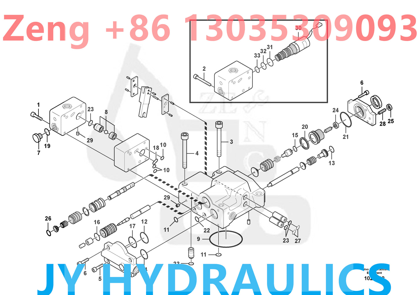 VOLVO EC460C EC480D EC480DHR PL4809D EXCAVATOR VOE14595548 VOE14625693 HYDRAULIC PUMP PARTS