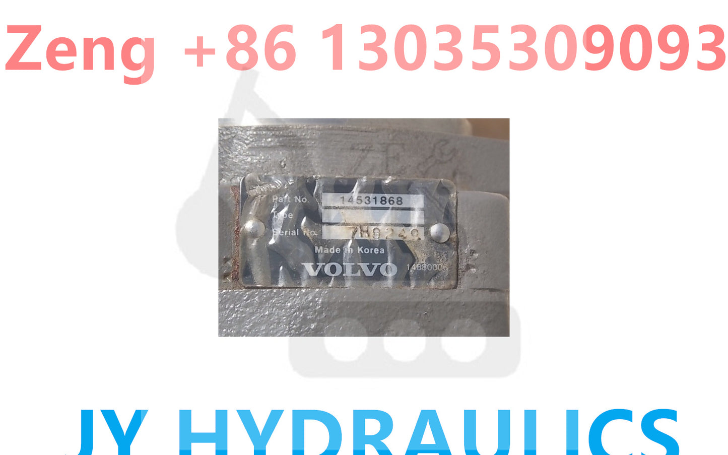 VOLVO VOE14531868 hydraulic gear pump