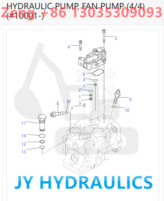 KOMATSU WA500-7 WHEEL LOADER  708-1T-00590 708-1T-01590 FAN PUMP ROTARY GROUP AND SPARE PARTS