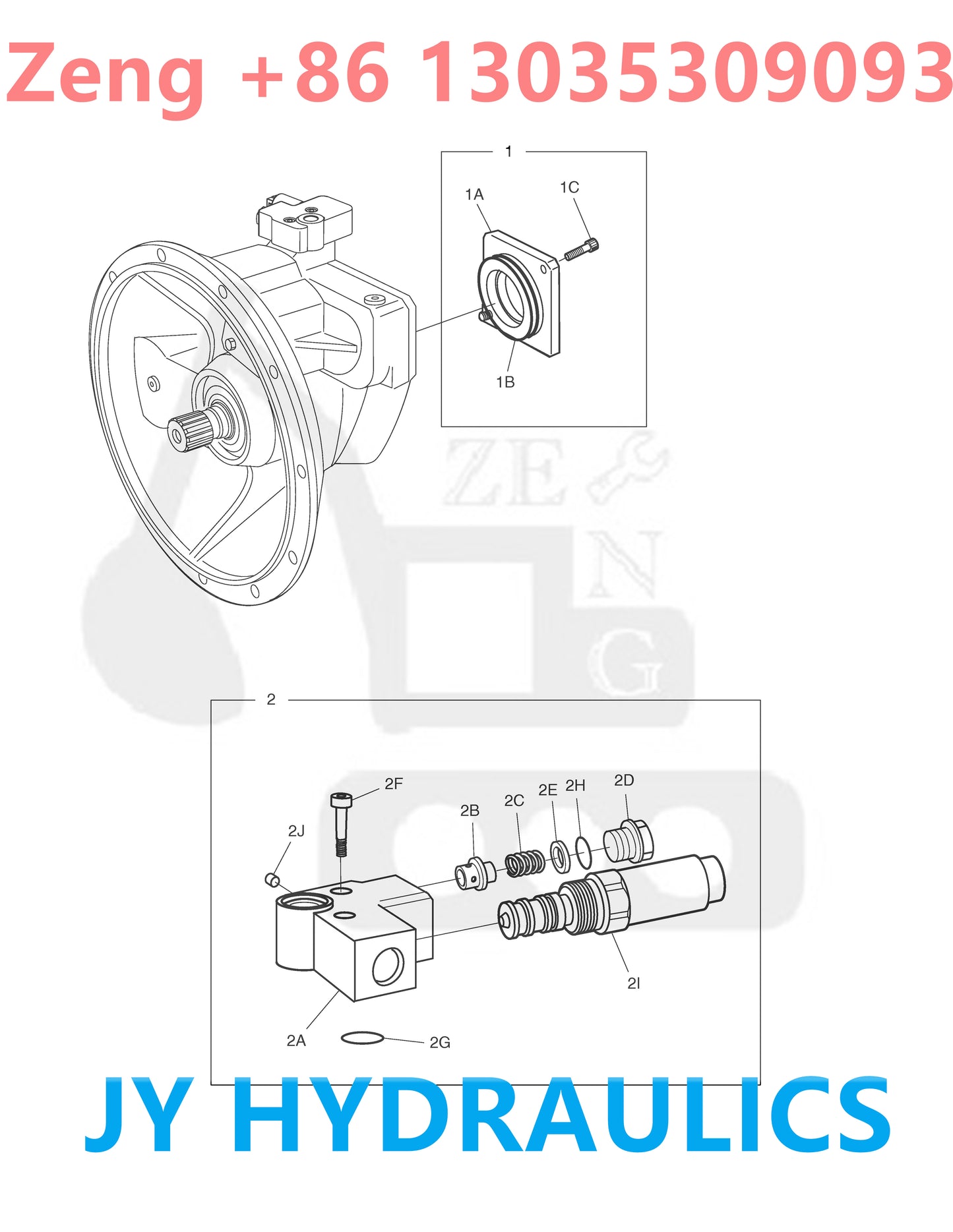 DOOSAN DX340LC DX350LC EXCAVATOR 400914-00249 K1004522B K1004522C HYDRAULIC PUMP ROTARY GROUP AND SPARE PARTS