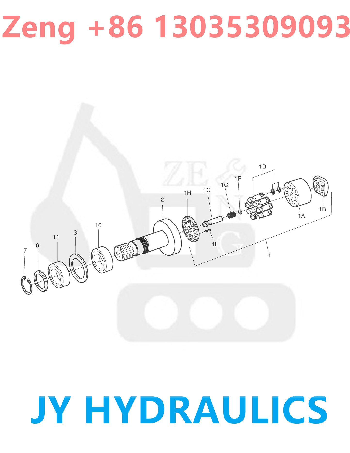 DOOSAN DX480LC DX520LC DX520LCA SOLAR 450LC-V SOLAR 470LC-V SOLAR 500LC-V EXCAVATOR 2401-6292A TRAVEL MOTOR ROTARY GROUP