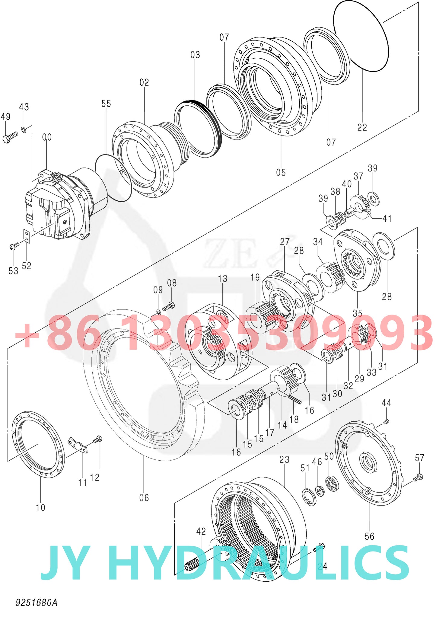 HITACHI TRAVEL DEVICE <450,470H,470R>