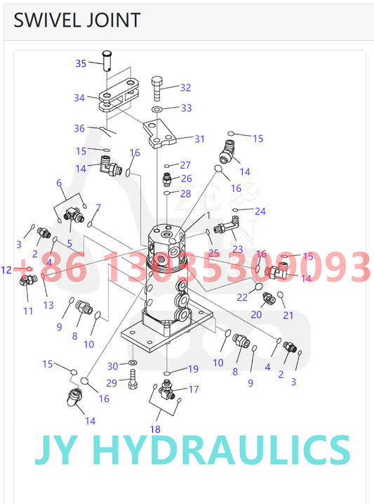 703-06-23150 SWIVEL JOINT ASSY