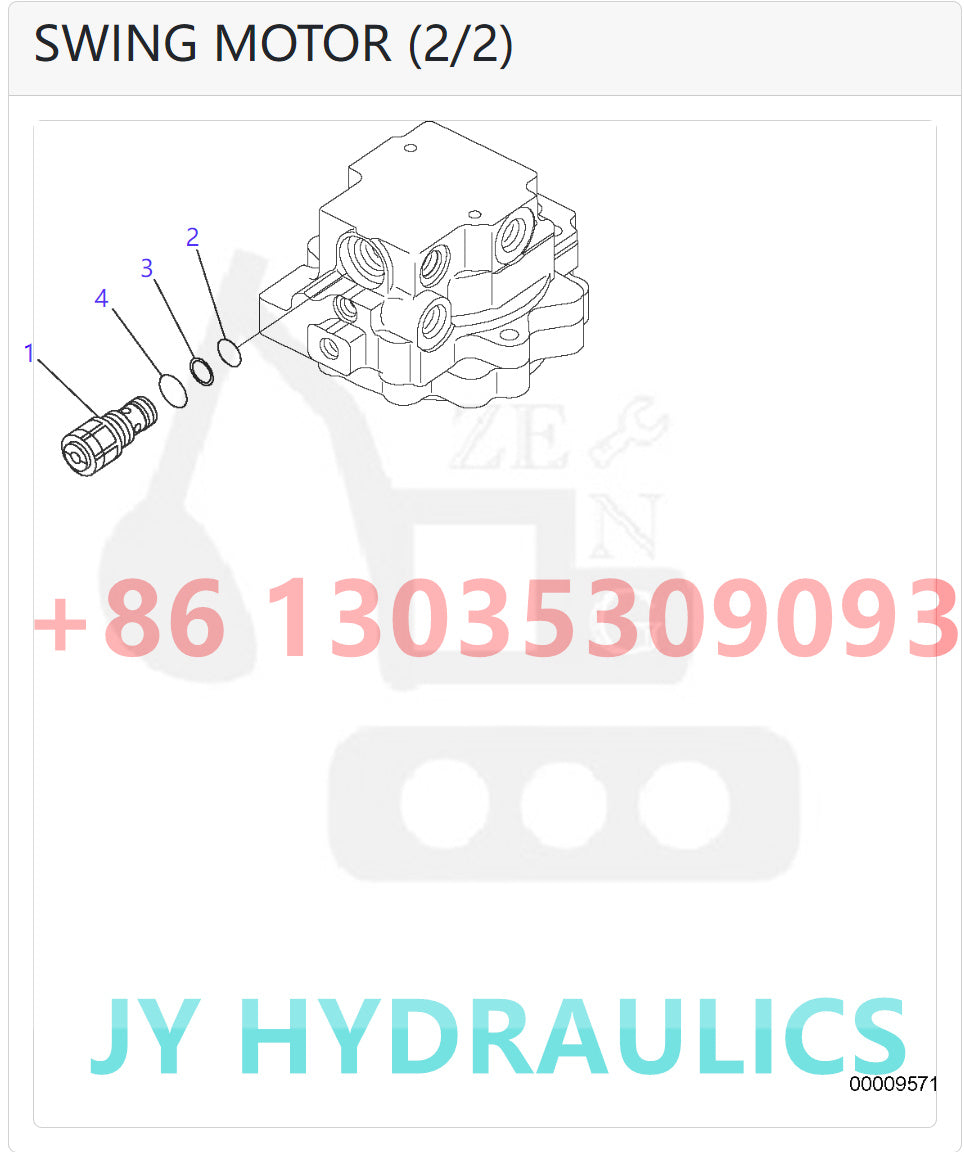 KOMATSU PC30MR-2 PC30MR-2-B PC30MR-2-D PC30MR-3 PC35MR-2-A PC35MR-2-B PC35MR-3 EXCAVATOR 708-7R-00360 SWING MOTOR ROTARY GROUP