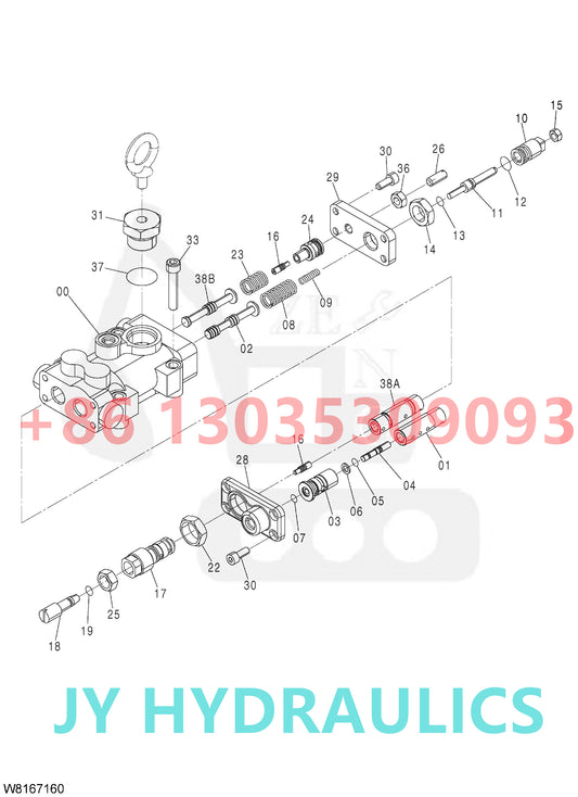 HITACHI ZW220 WHEEL LOADER 263G7-17591 REGULATOR