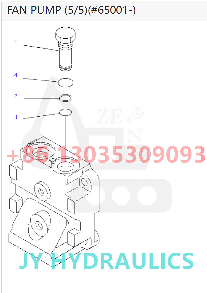 KOMATSU D375A-5 D375A-5E0 WA380-6 WA430-6 WA450-6 WA470-6 WA470-6A WA480-6 WHEEL LOADER 708-1S-00940 708-1S-01940 FAN PUMP ROTARY GROUP AND SPARE PARTS
