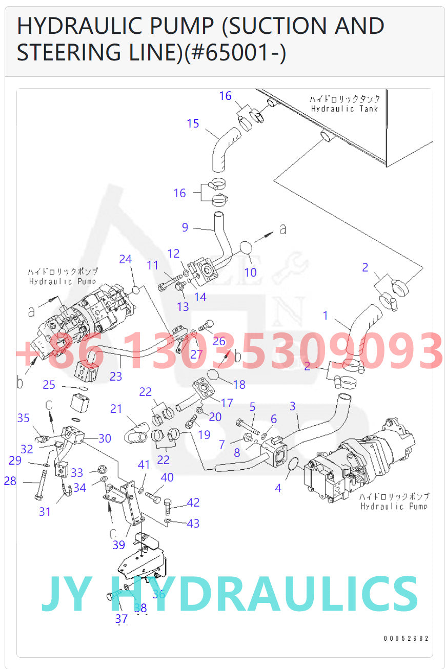 KOMATSU D375A-5 D375A-5E0 WA380-6 WA430-6 WA450-6 WA470-6 WA470-6A WA480-6 WHEEL LOADER 708-1S-00940 708-1S-01940 FAN PUMP ROTARY GROUP AND SPARE PARTS