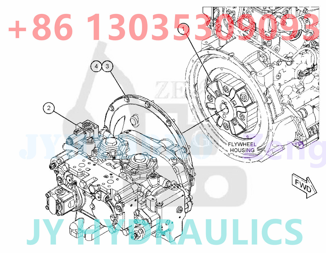 CATERPILLAR CAT320D2 CAT323D2 CAT323D2L EXCAVATOR 387-2626 436-6669 HYDRAULIC MAIN PUMP GP ROTARY GROUP