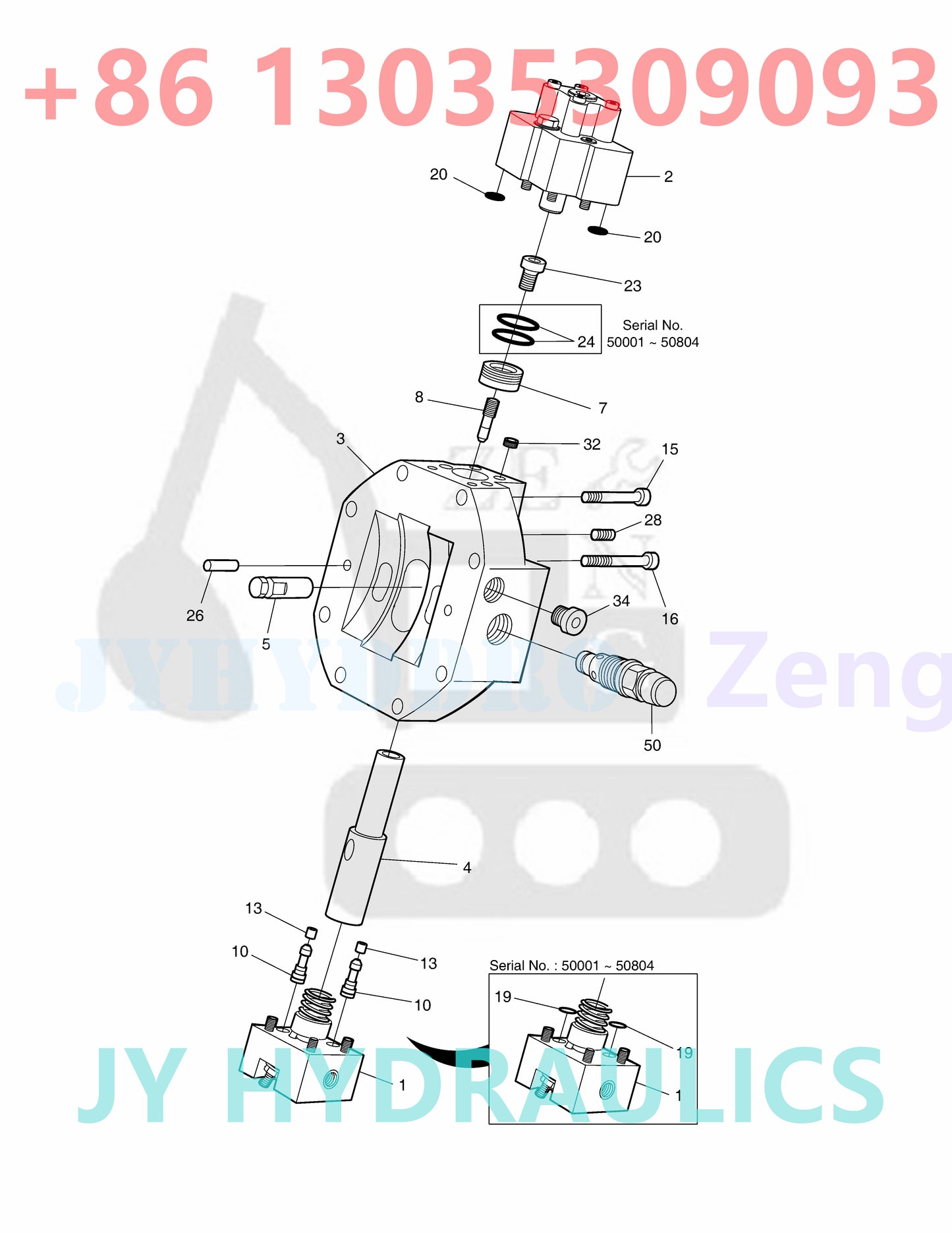 DOOSAN DX140W / DX160W TIER-II DX140W / DX160W TIER-III DX140W/DX160W DX160W RAIL WAY EXCAVATOR 170403-00077 401-00452B TRAVEL MOTOR ROATRY GROUP AND SPARE PARTS