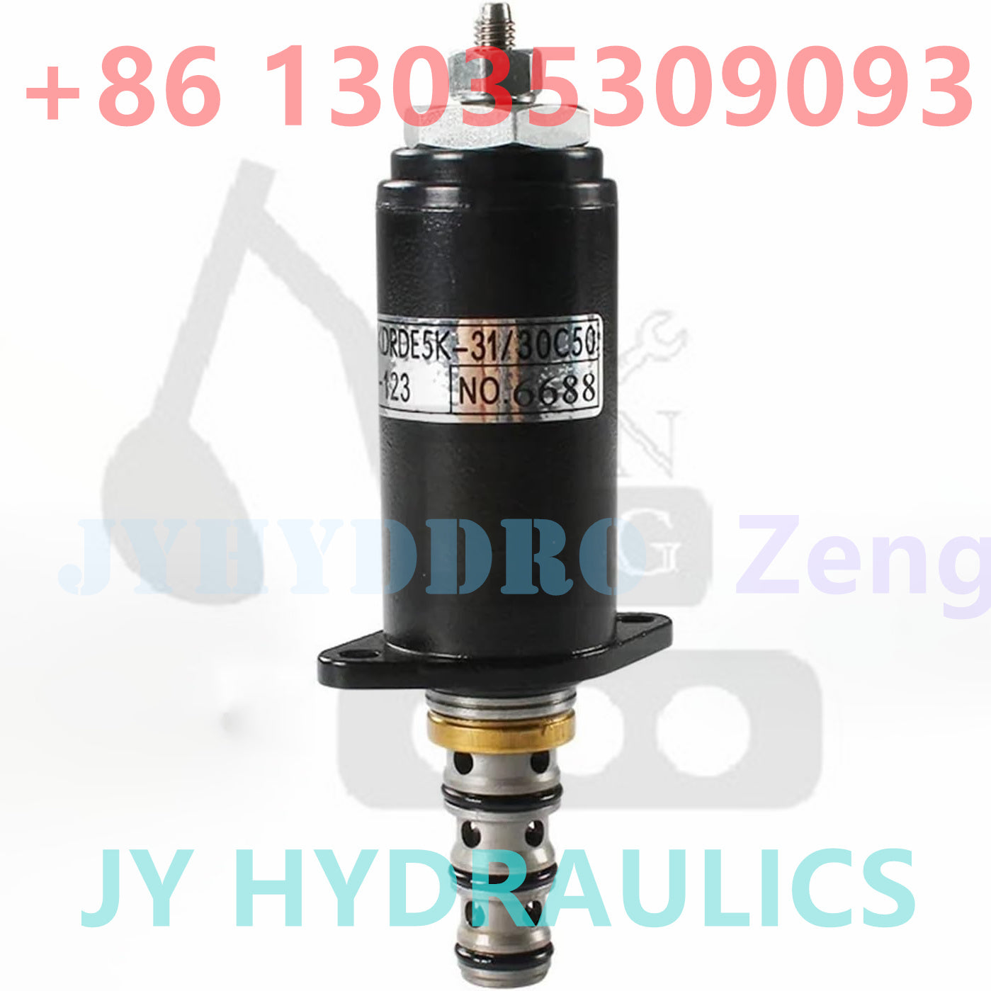 KDRDE5K-31/30C50-123 YN35V00052F1 YN35V00052F2 YN35V00054F1 Solenoid Valve Compatible For Kobelco SK200-6E SK230-6E SK200-8 Excavator