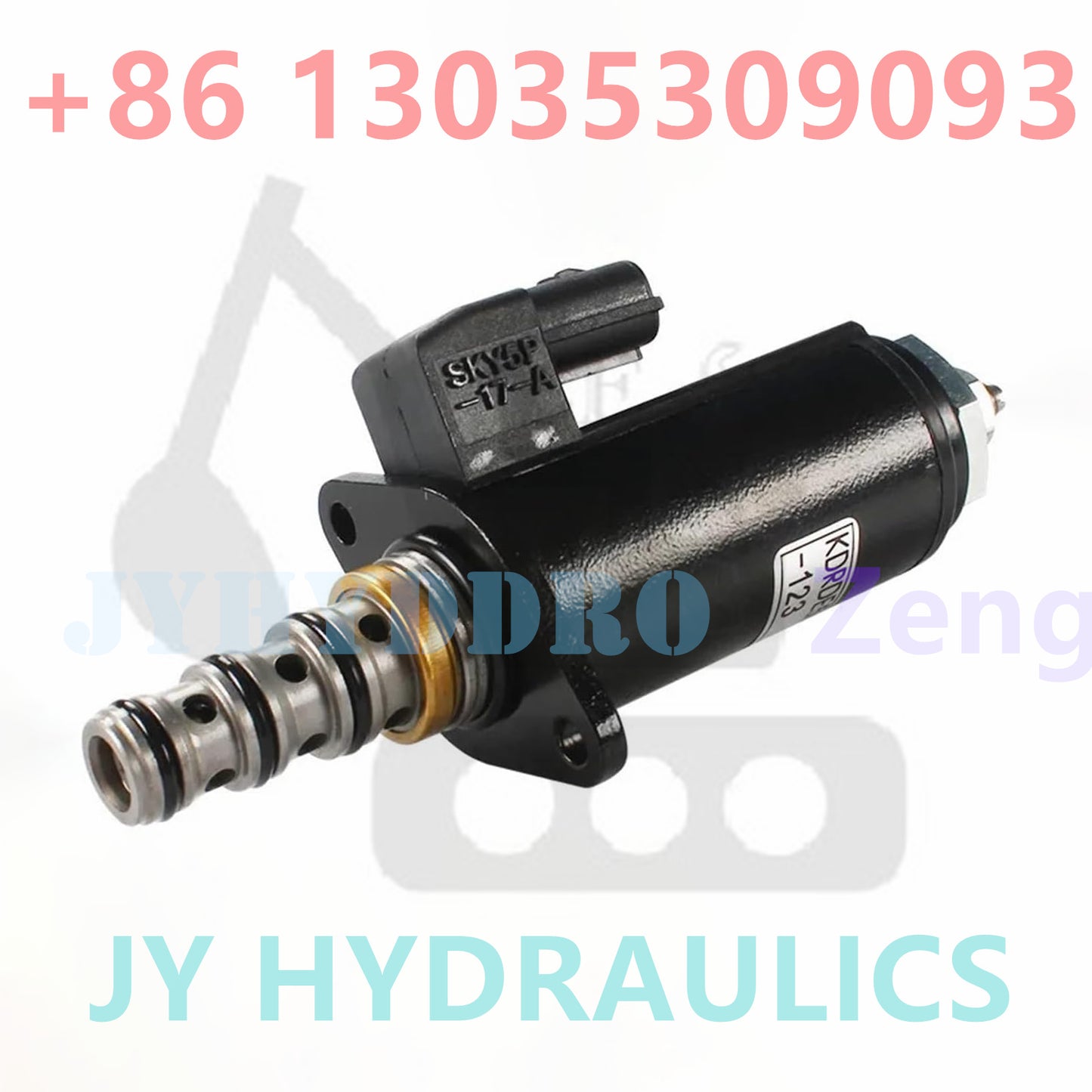 KDRDE5K-31/30C50-123 YN35V00052F1 YN35V00052F2 YN35V00054F1 Solenoid Valve Compatible For Kobelco SK200-6E SK230-6E SK200-8 Excavator