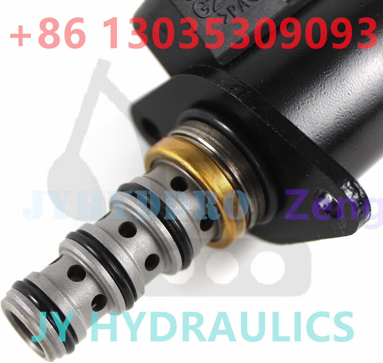 YT35V00013F1 KWE5K-31/G24DA50 Hydraulic Pump Solenoid Valve for Kobelco SK200-6E SK230-6E SK250-6E SK210LC-6E Excavator