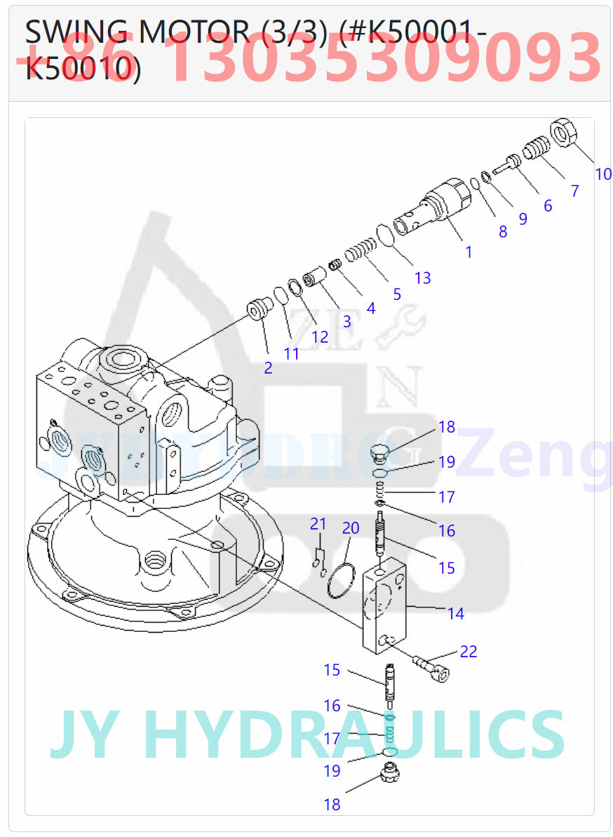 KOMATSU PC200-8 C200LC-8 PC210-8K PC210LC-8K PC210NLC-8K PC220-8 PC220LC-8 PC230NHD-8K PC240-8K PC240LC-8K PC240NLC-8K PC290-8K PC290LC-8K PC290NLC-8K EXCAVATOR 706-7G-01130 706-7G-03090 PUMP ASSEMBLY PARTS